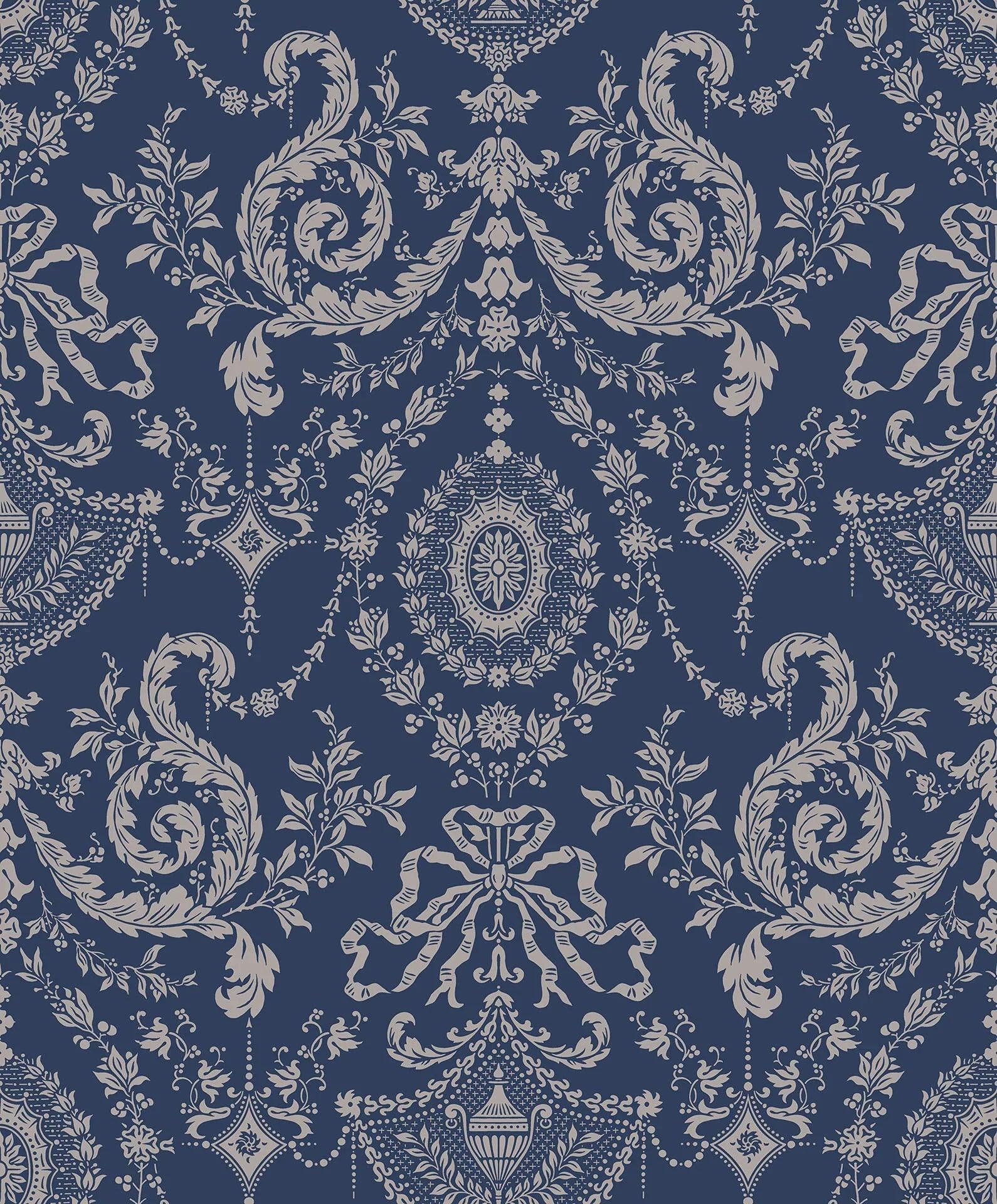 Tapeta ARCHIVE TRADITIONAL - Woolverston granatowy Cole & Son Default Title   Eye on Design