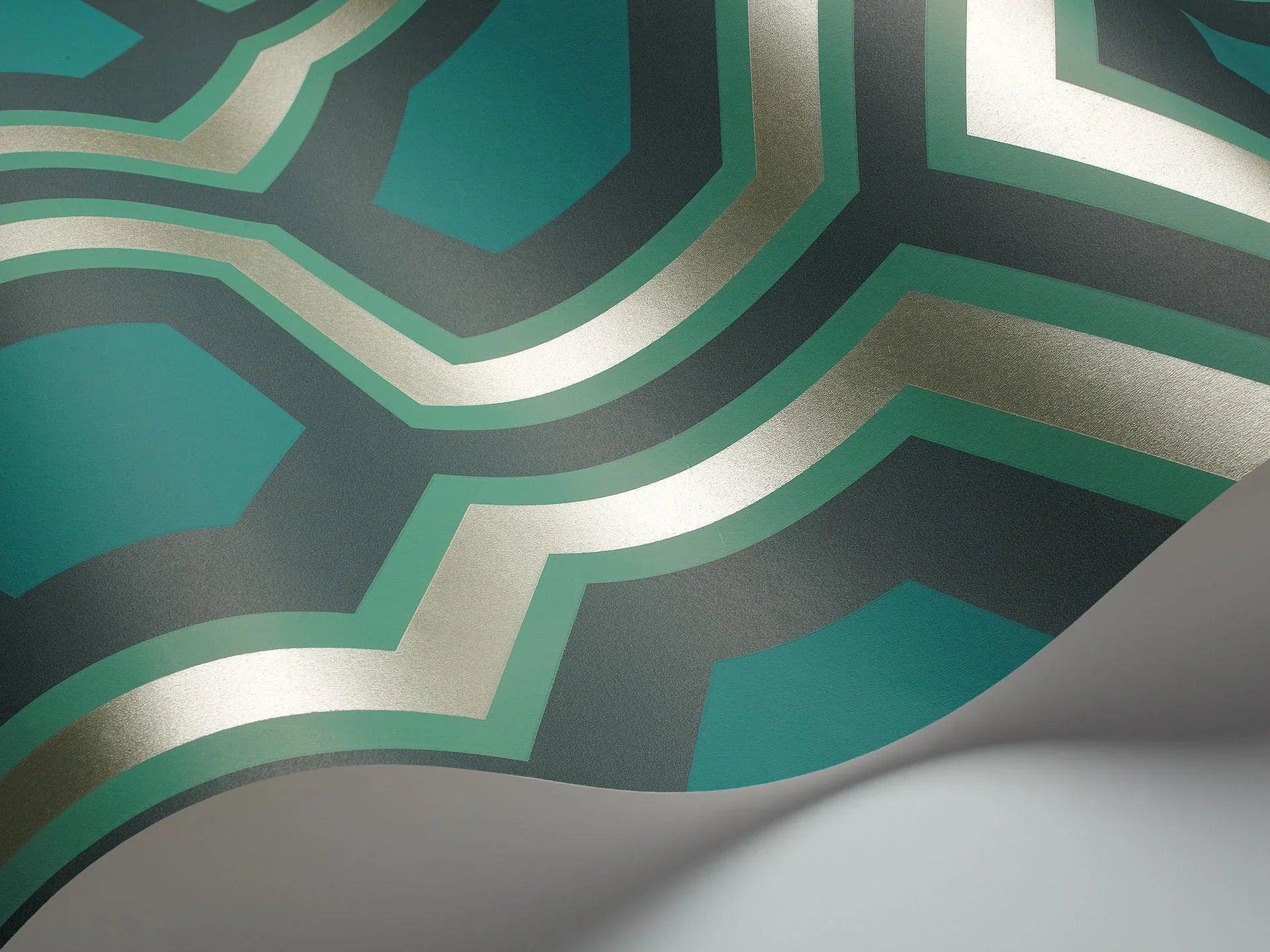 Tapeta CONTEMPORARY COLLECTION - Hicks' Grand zielony Cole & Son    Eye on Design