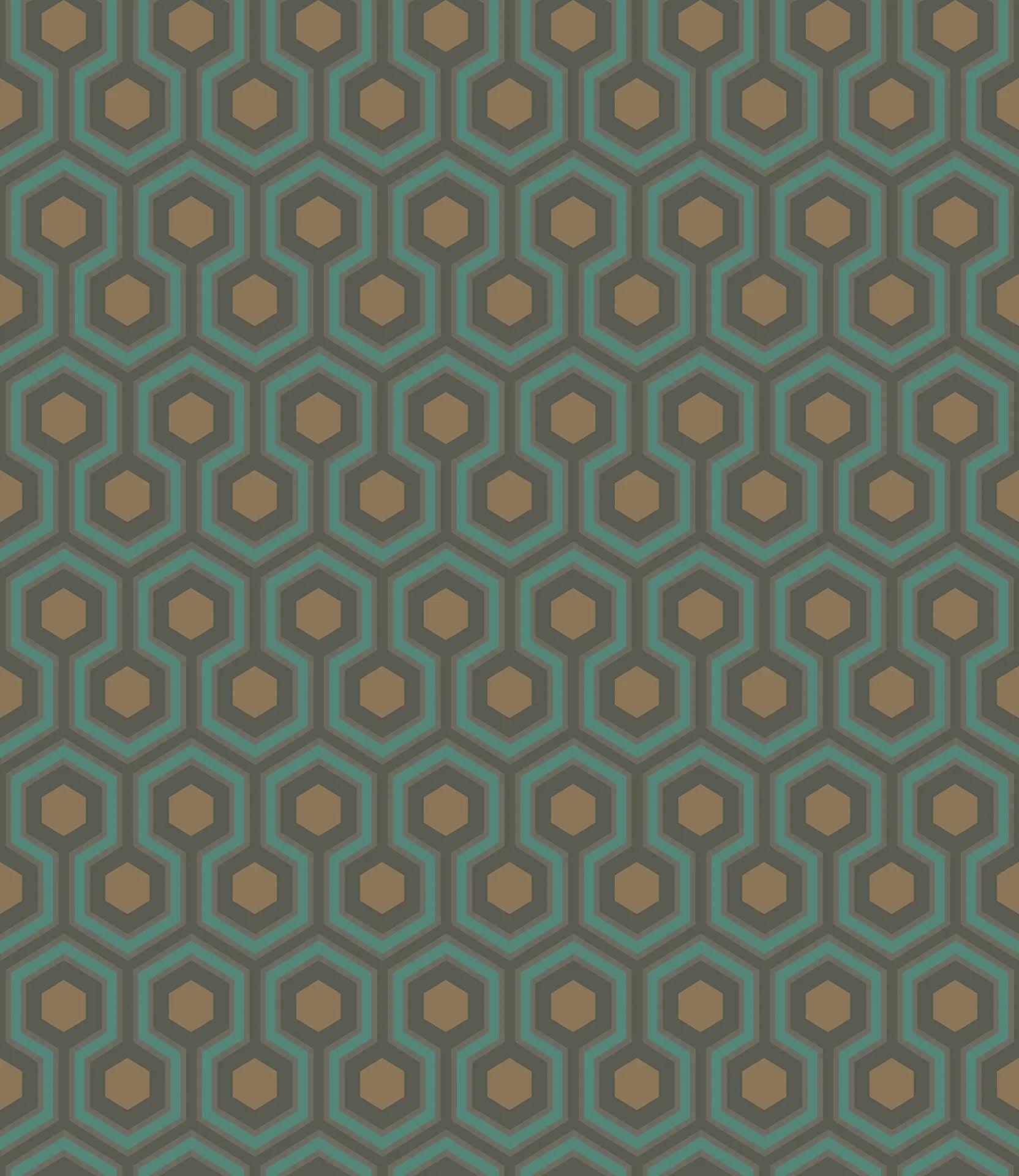 Tapeta CONTEMPORARY COLLECTION - Hicks' Hexagon zielony Cole & Son Default Title   Eye on Design