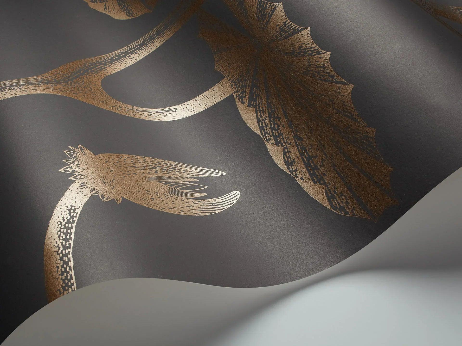 Tapeta CONTEMPORARY RESTYLED - Lily czarny Cole & Son    Eye on Design