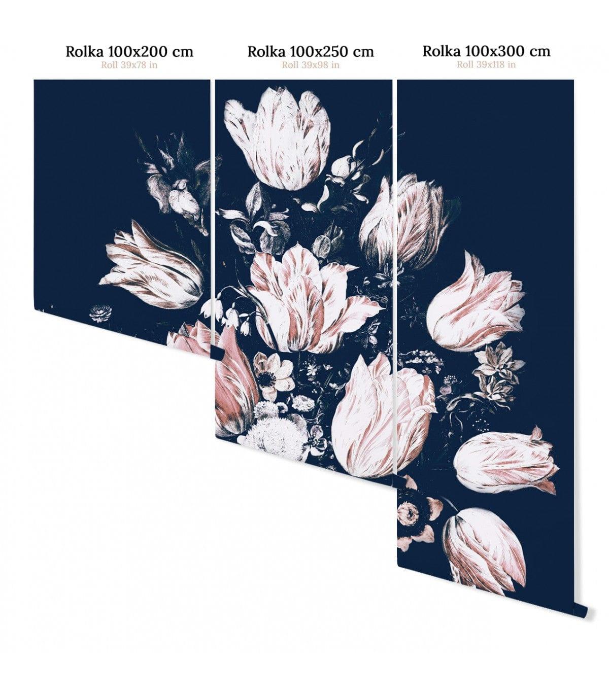 Tapeta FLORAL NAVY Wallcolors    Eye on Design