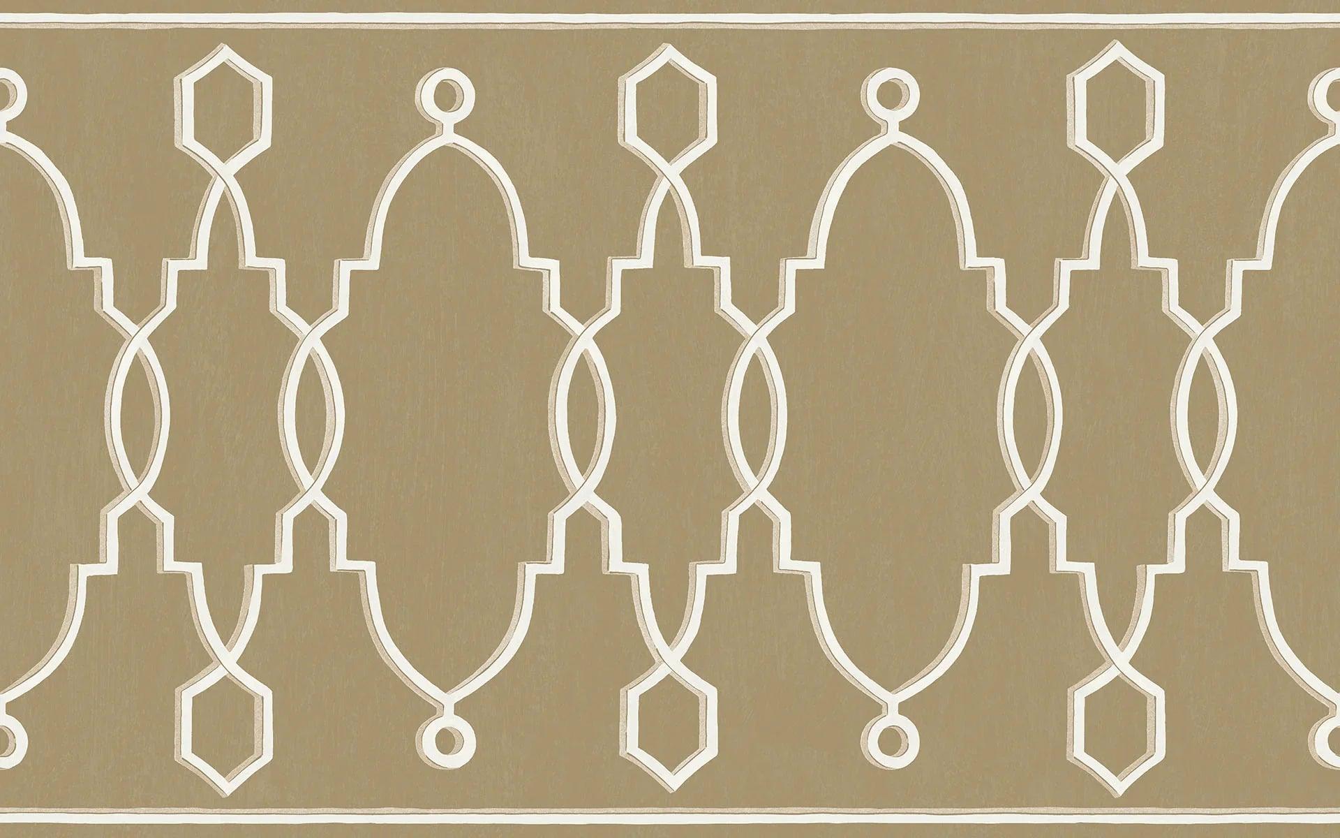 Tapeta FOLIE - Parterre Border metaliczne złoto Cole & Son Default Title   Eye on Design