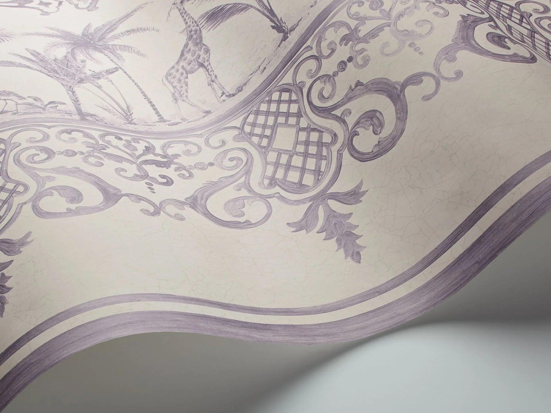 Tapeta FOLIE - Rousseau Border fioletowy Cole & Son    Eye on Design