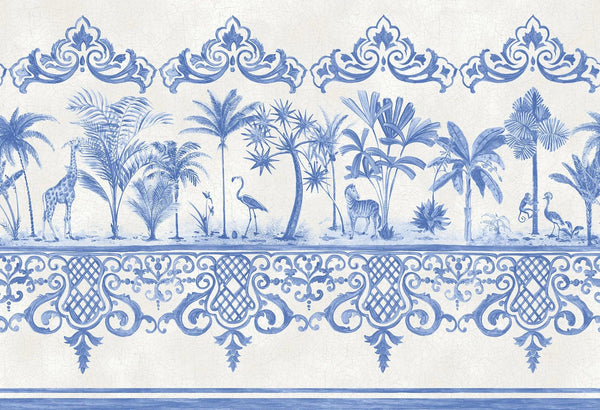 Tapeta FOLIE - Rousseau Border niebieski Cole & Son Default Title   Eye on Design