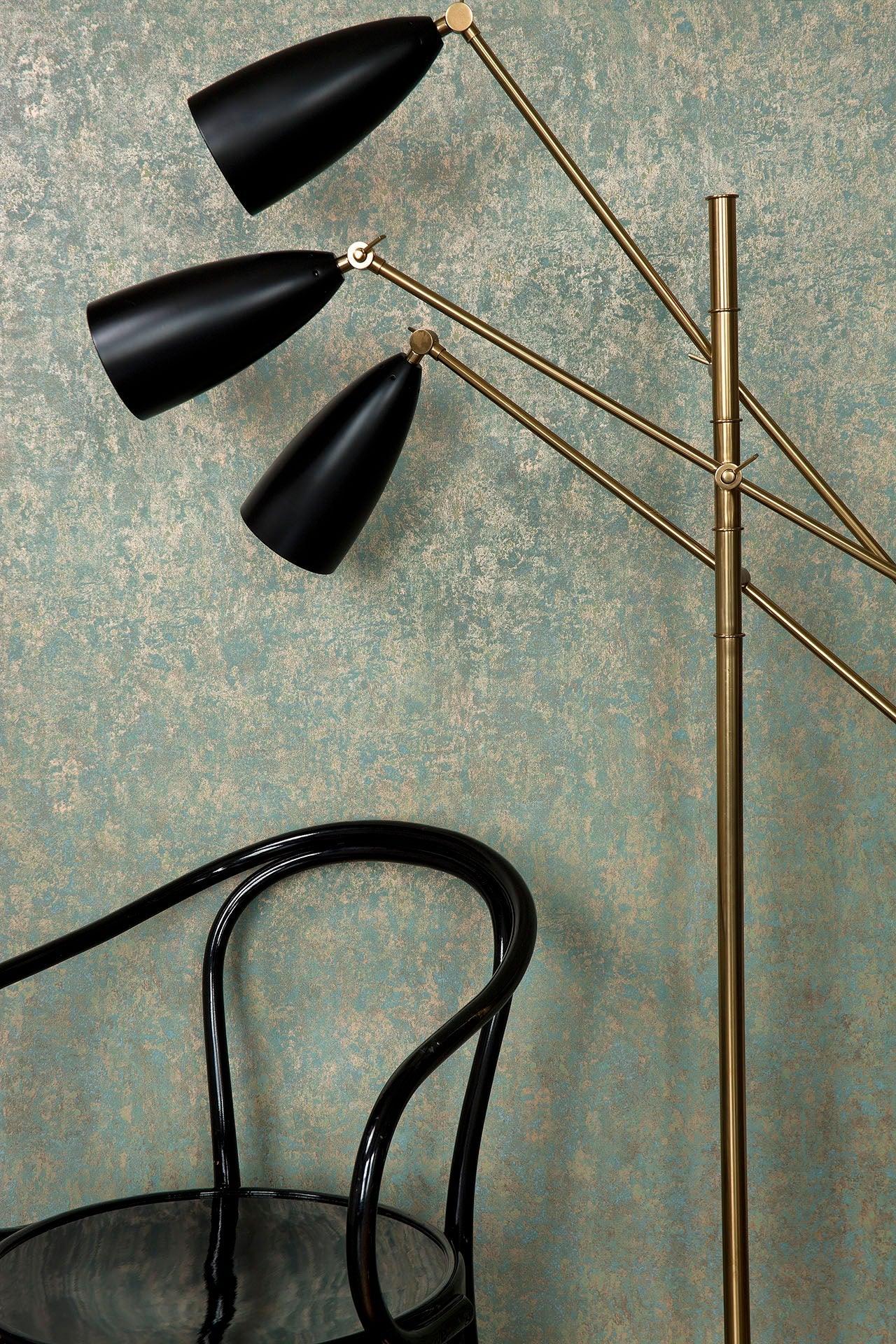 Wallpaper imitating rusty shades of metal FOUNDATION - Salvage metallic silver