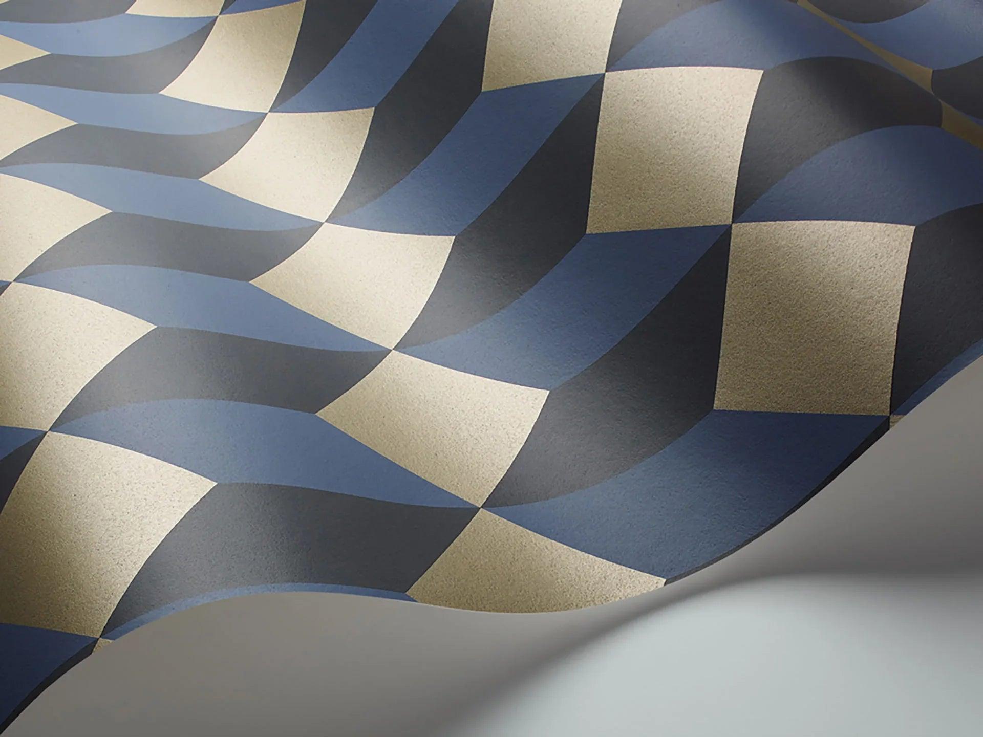 Tapeta GEOMETRIC II - Delano niebieski Cole & Son    Eye on Design