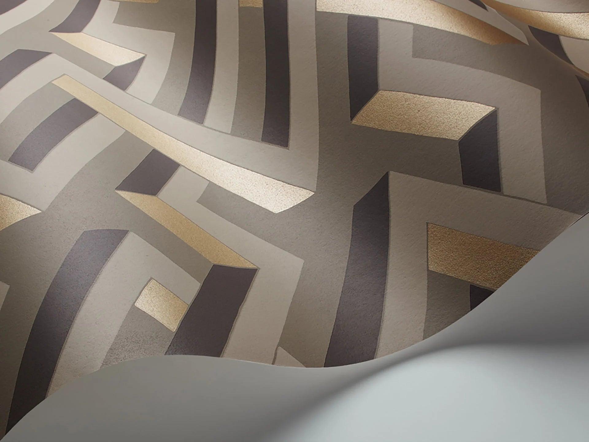 Tapeta GEOMETRIC II - Luxor brązowy Cole & Son    Eye on Design