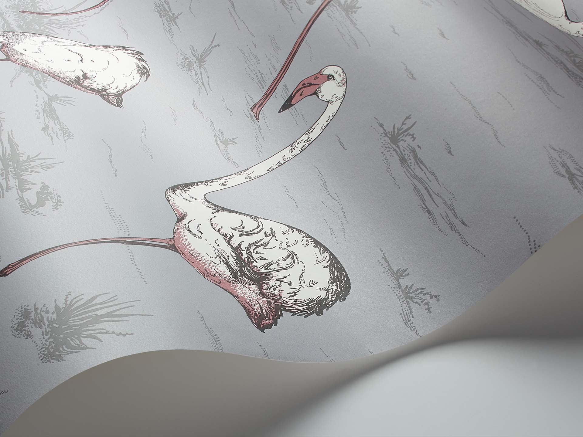 Tapeta ICONS - Flamingos niebieski Cole & Son    Eye on Design