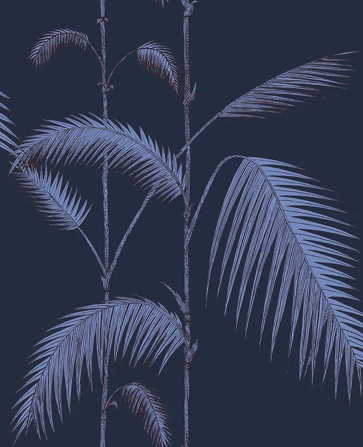 Tapeta ICONS - Palm Leaves niebieski Cole & Son    Eye on Design