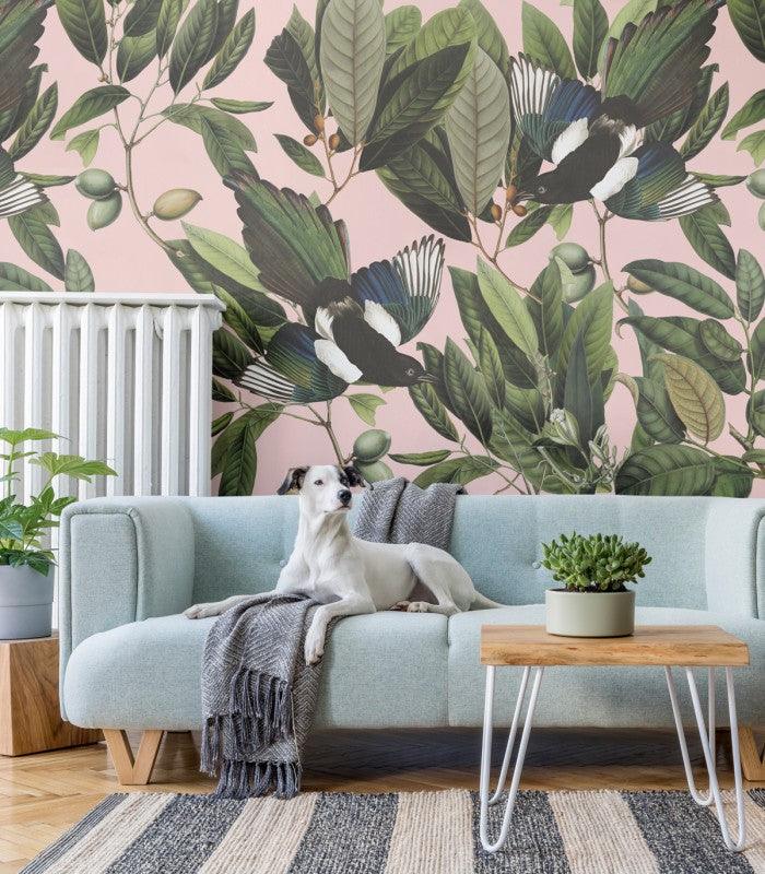 Tapeta MAGPIE PINK Wallcolors    Eye on Design