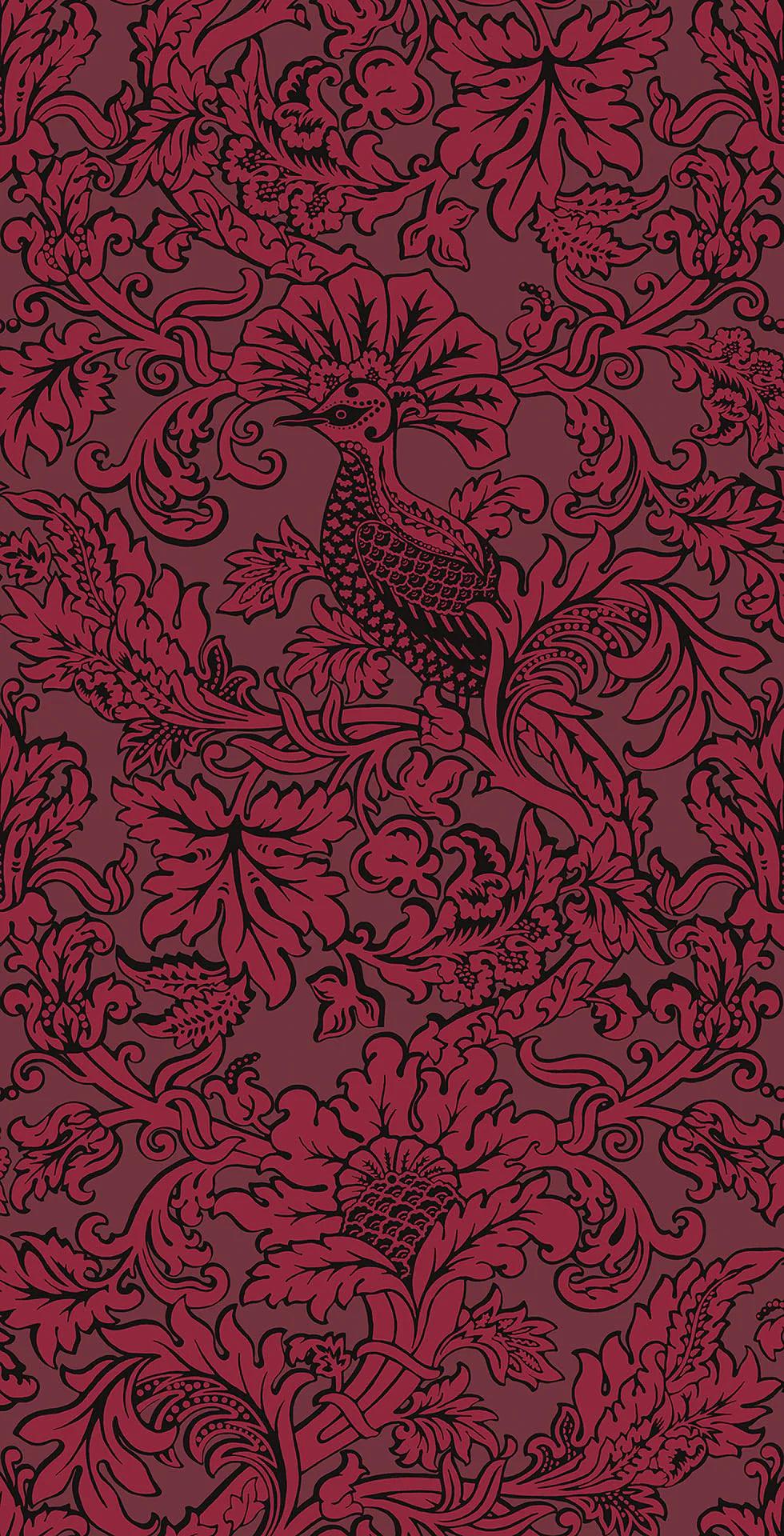 Tapeta MARIINSKY DAMASK - Balabina czerwony Cole & Son    Eye on Design