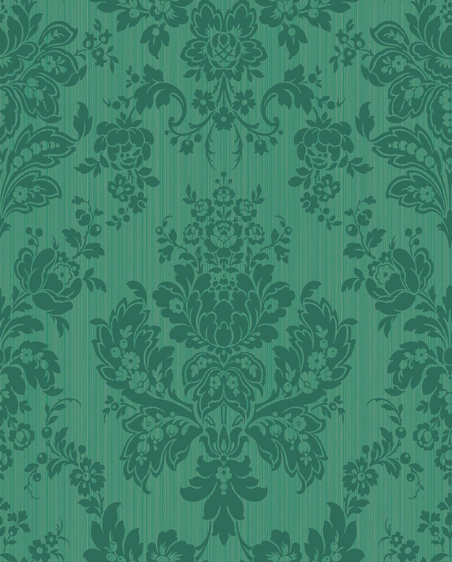 Tapeta MARIINSKY DAMASK - Giselle zielony Cole & Son    Eye on Design