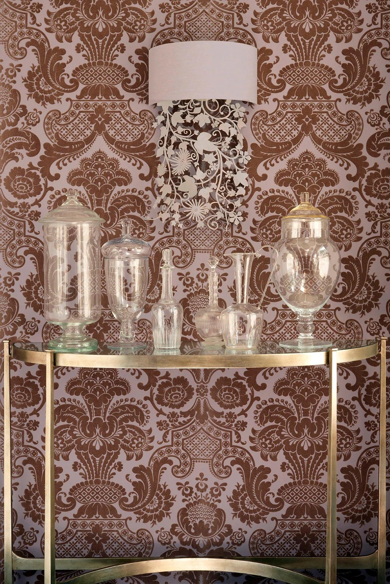 Tapeta MARIINSKY DAMASK - Petrouchka szary Cole & Son    Eye on Design