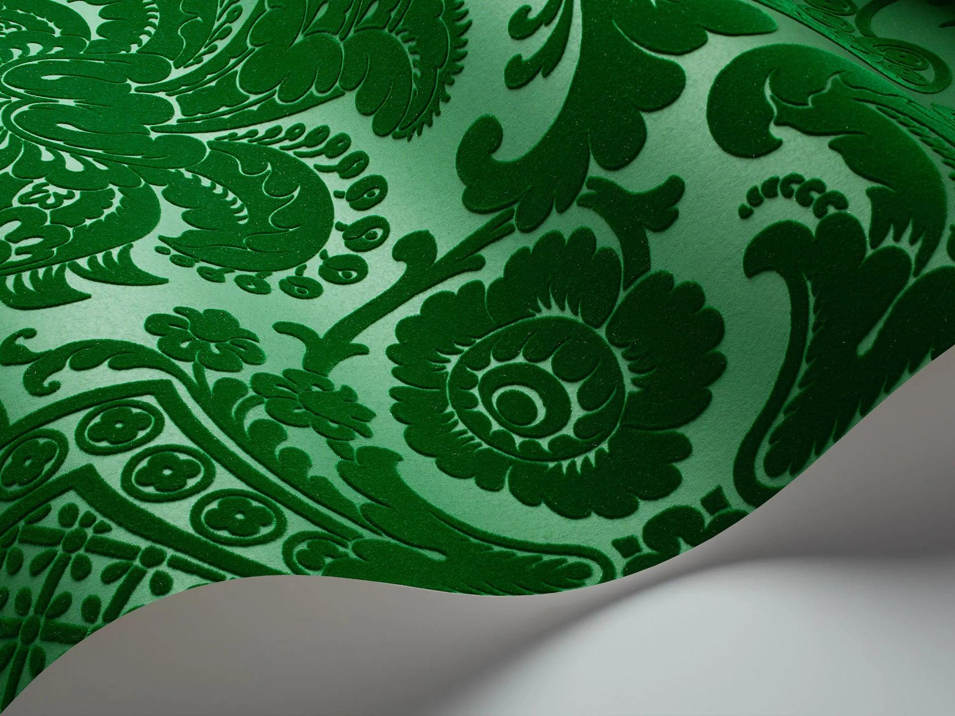 Tapeta MARIINSKY DAMASK - Petrouchka zielony Cole & Son    Eye on Design