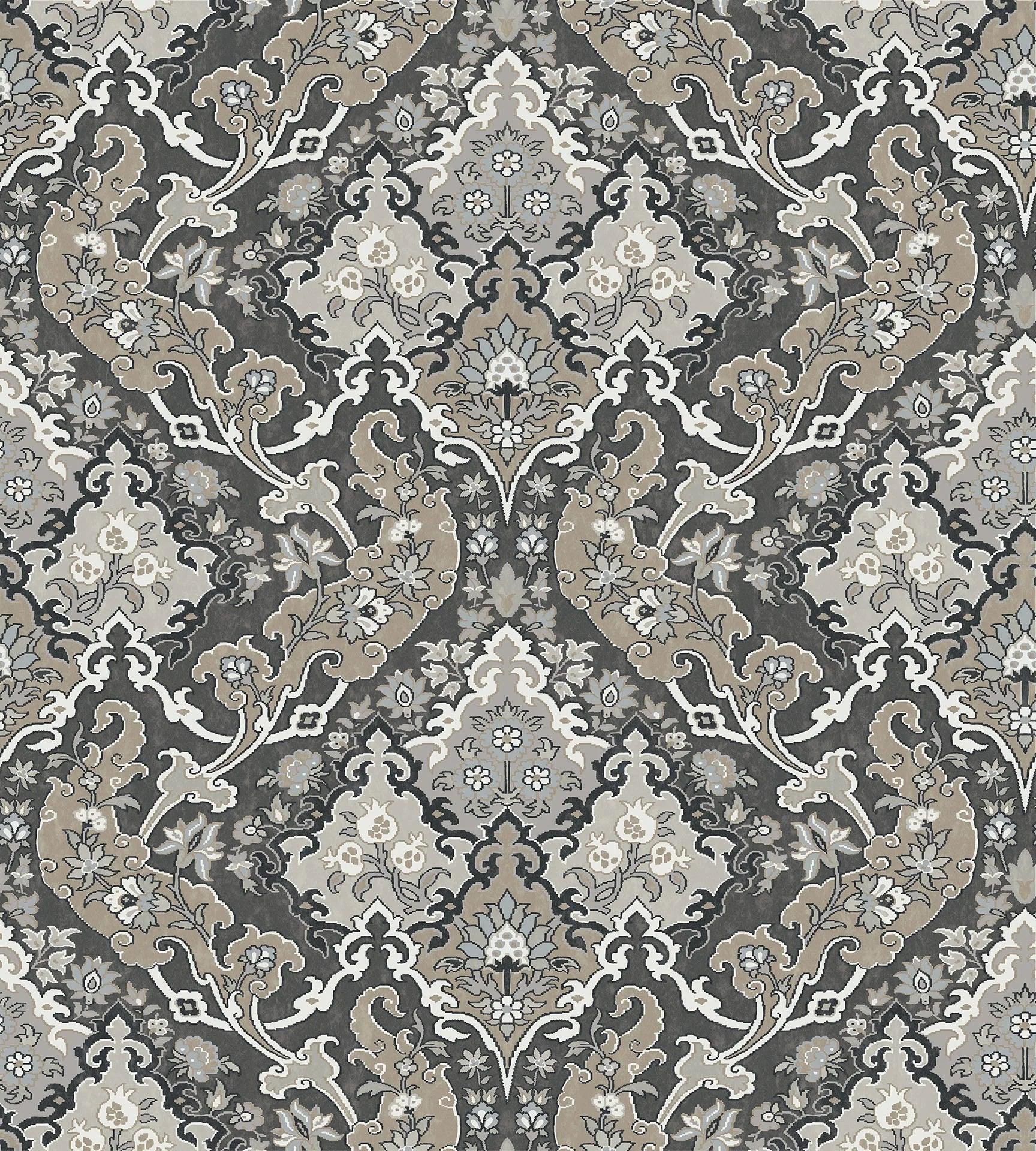 Tapeta MARIINSKY DAMASK - Pushkin szary Cole & Son    Eye on Design