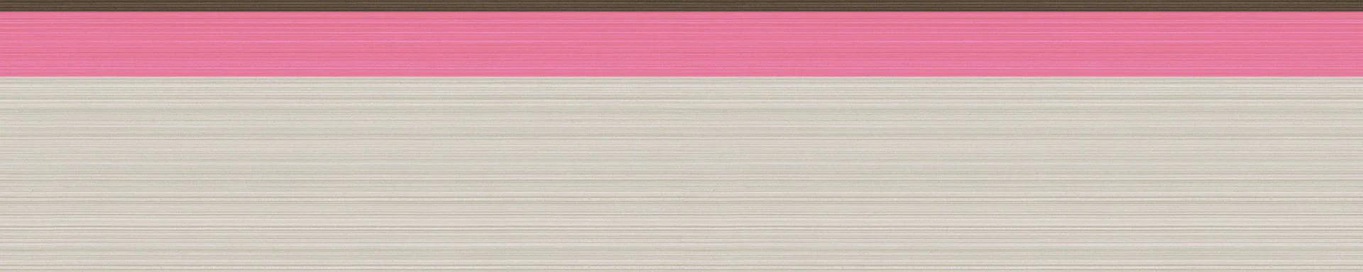Marquee Stripes Wallpaper Border - Pink Jasper Border