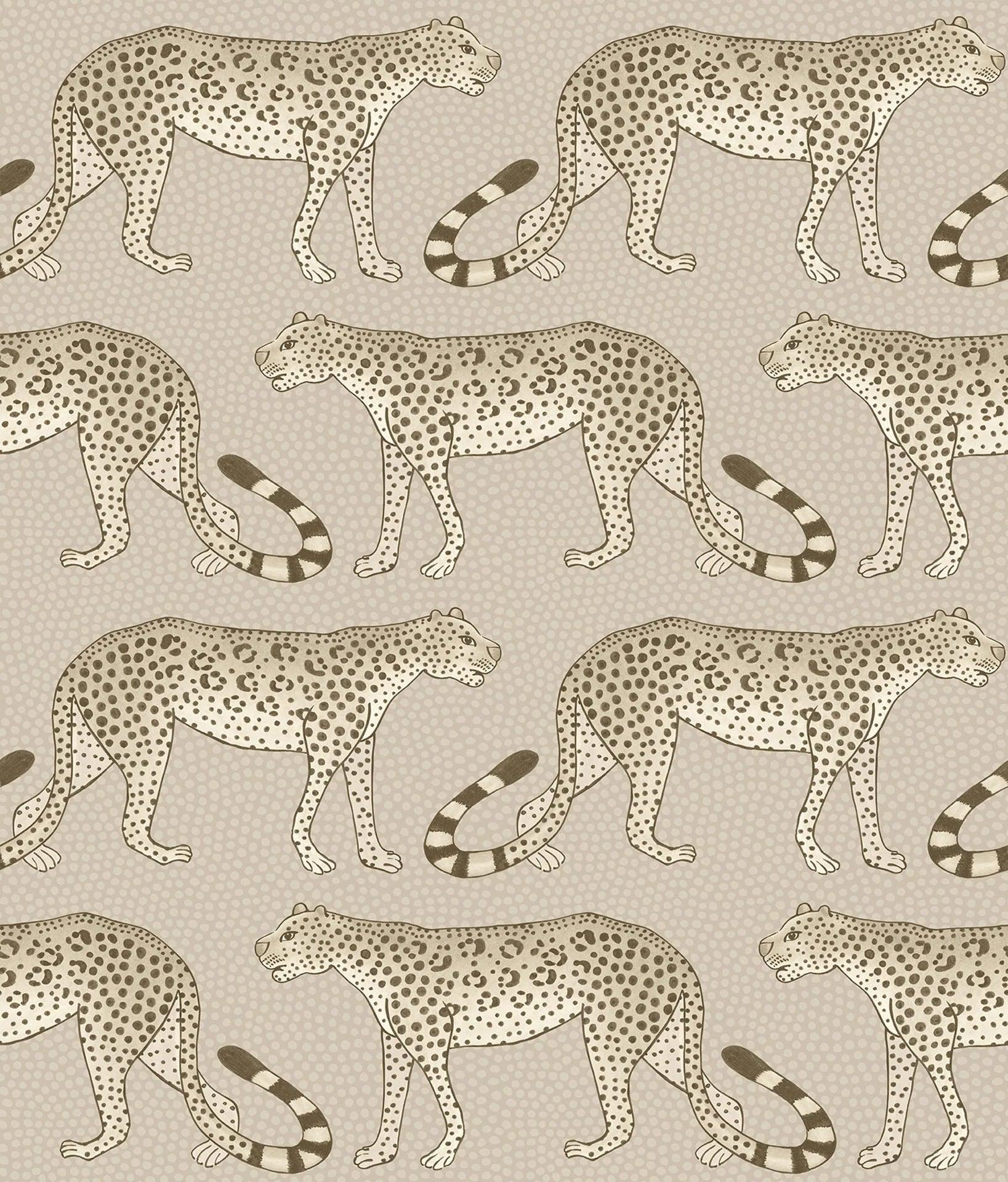 Tapeta THE ARDMORE COLLECTION - Leopard Walk beżowy Cole & Son    Eye on Design