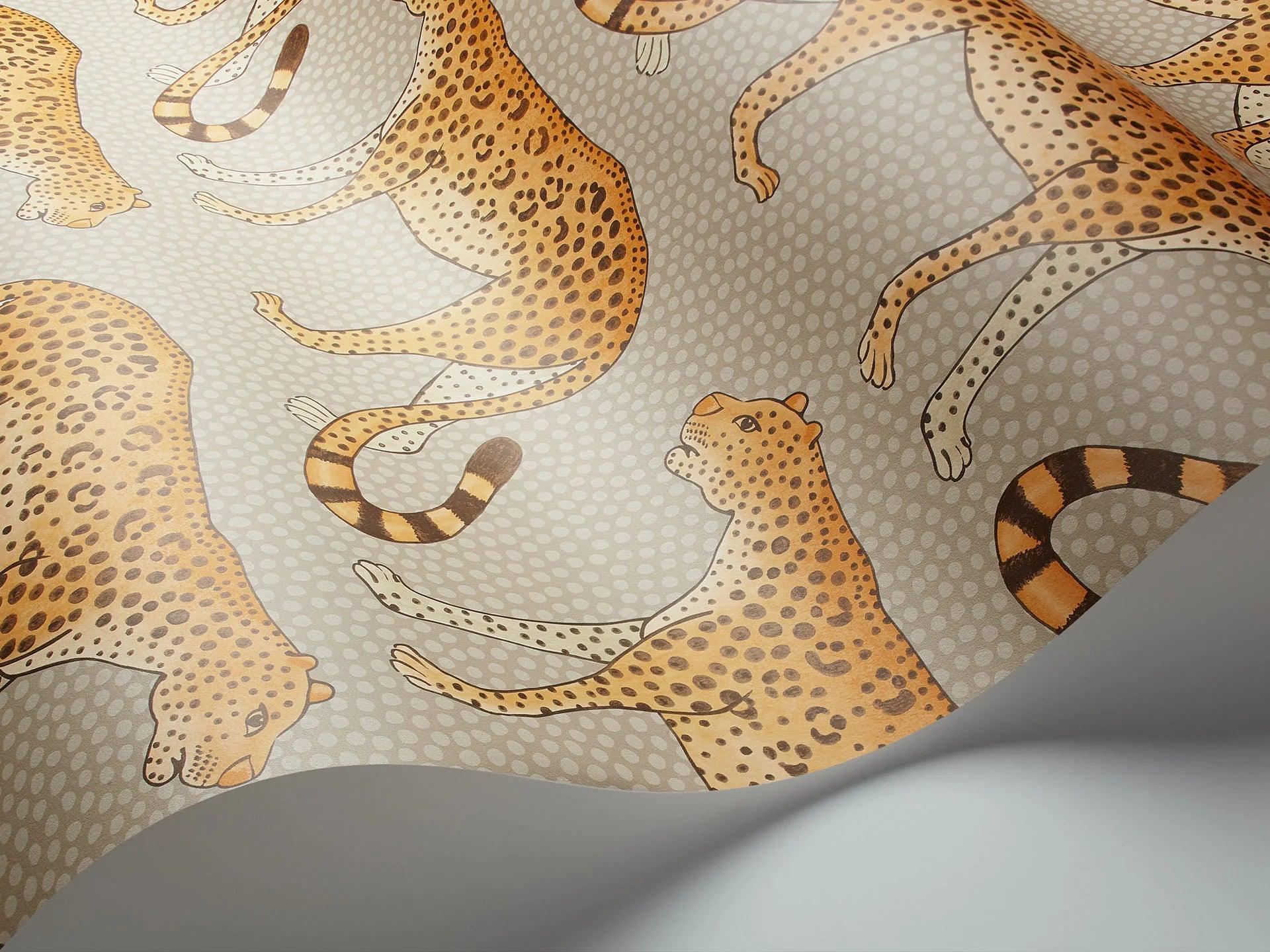 Tapeta THE ARDMORE COLLECTION - Leopard Walk beżowy Cole & Son    Eye on Design