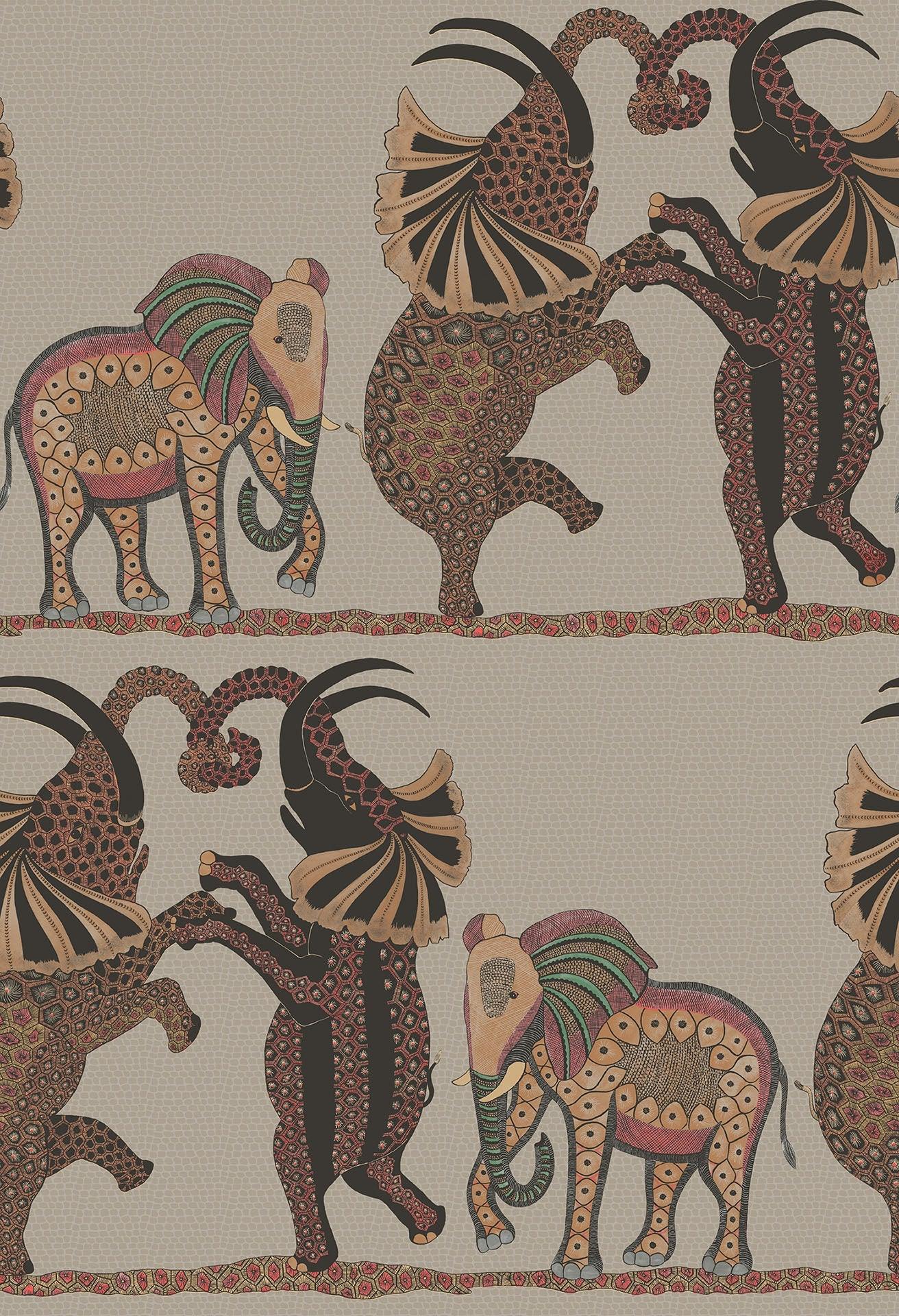 Tapeta THE ARDMORE COLLECTION - Safari Dance beżowy Cole & Son    Eye on Design