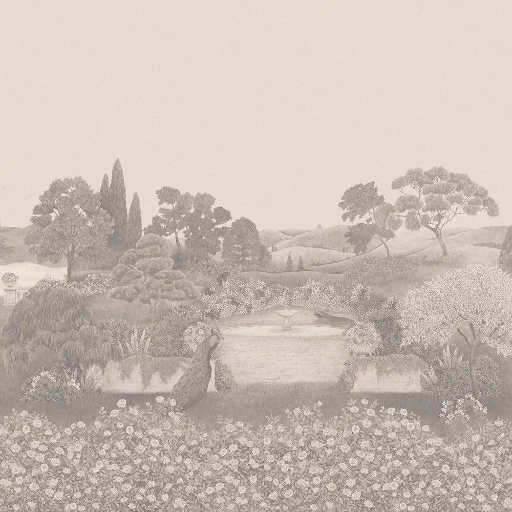 Tapeta THE GARDENS - Idyll wykończenie perłowe beż Cole & Son    Eye on Design