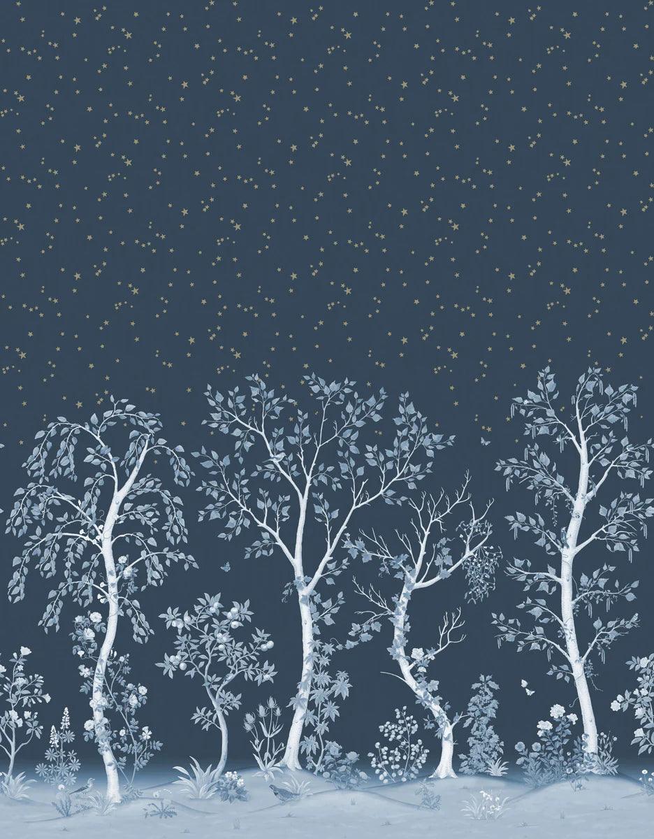 Tapeta THE GARDENS - Seasonal Woods granatowy Cole & Son    Eye on Design