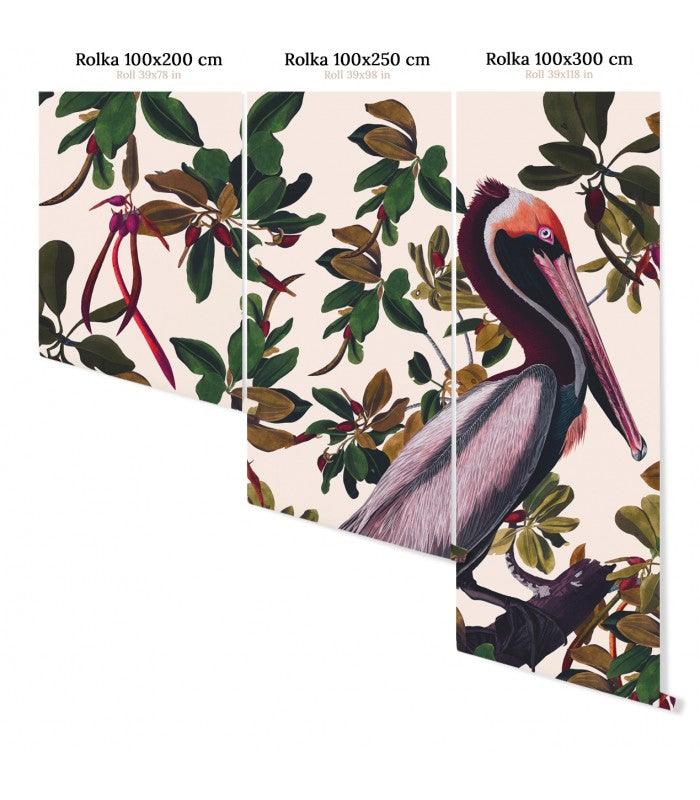 Tapeta VINTAGE PELICANS Wallcolors    Eye on Design