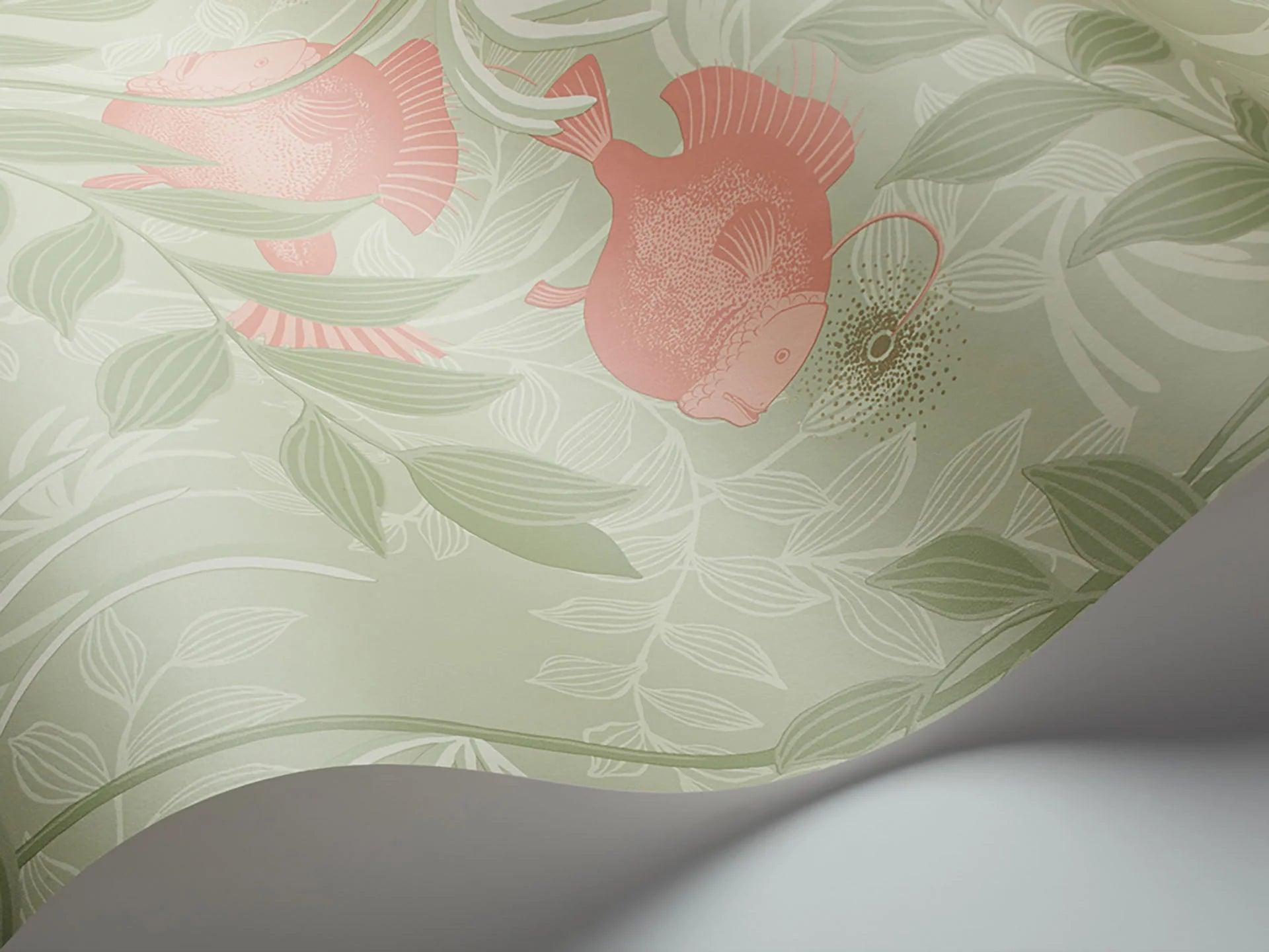 Tapeta WHIMSICAL - Nautilus zielony Cole & Son    Eye on Design