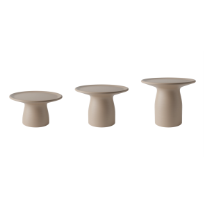 TOTINO beige side table