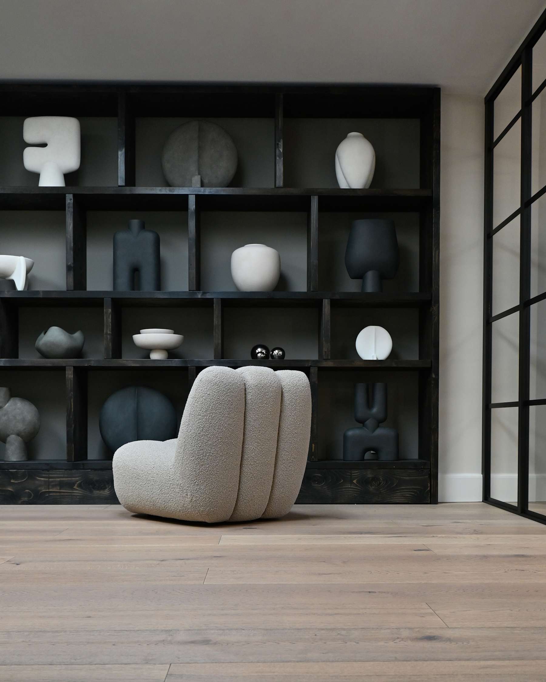 TOE HAIR BOICLé armchair beige [Klaudia]