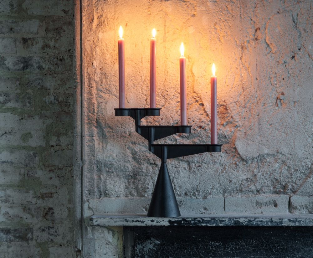 Mini Black Spin Candlestick