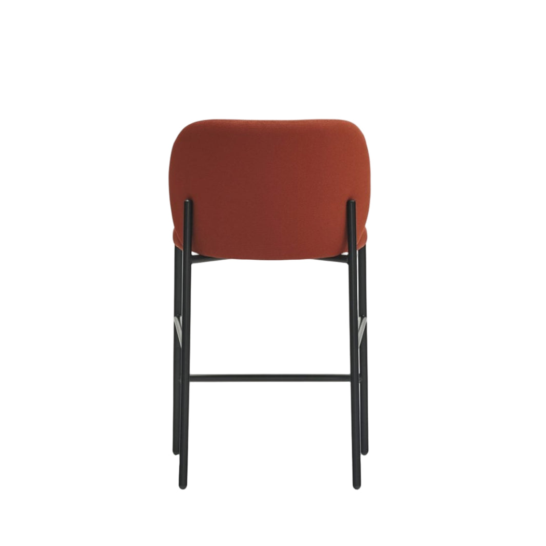 MOGI Bar Stool Red with Black Base