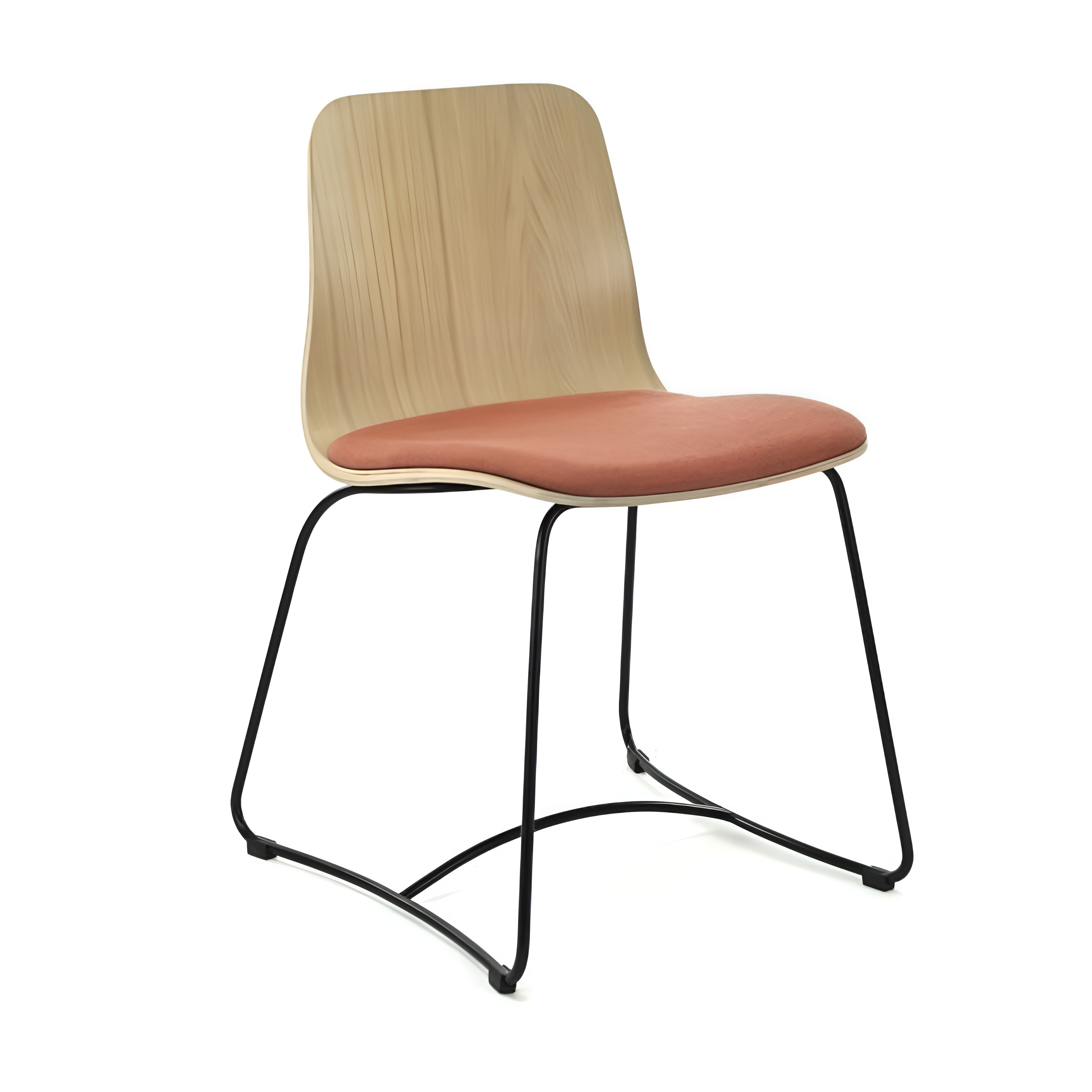 HIPS AM-1802 Stuhl mit gepolstertem Sitz