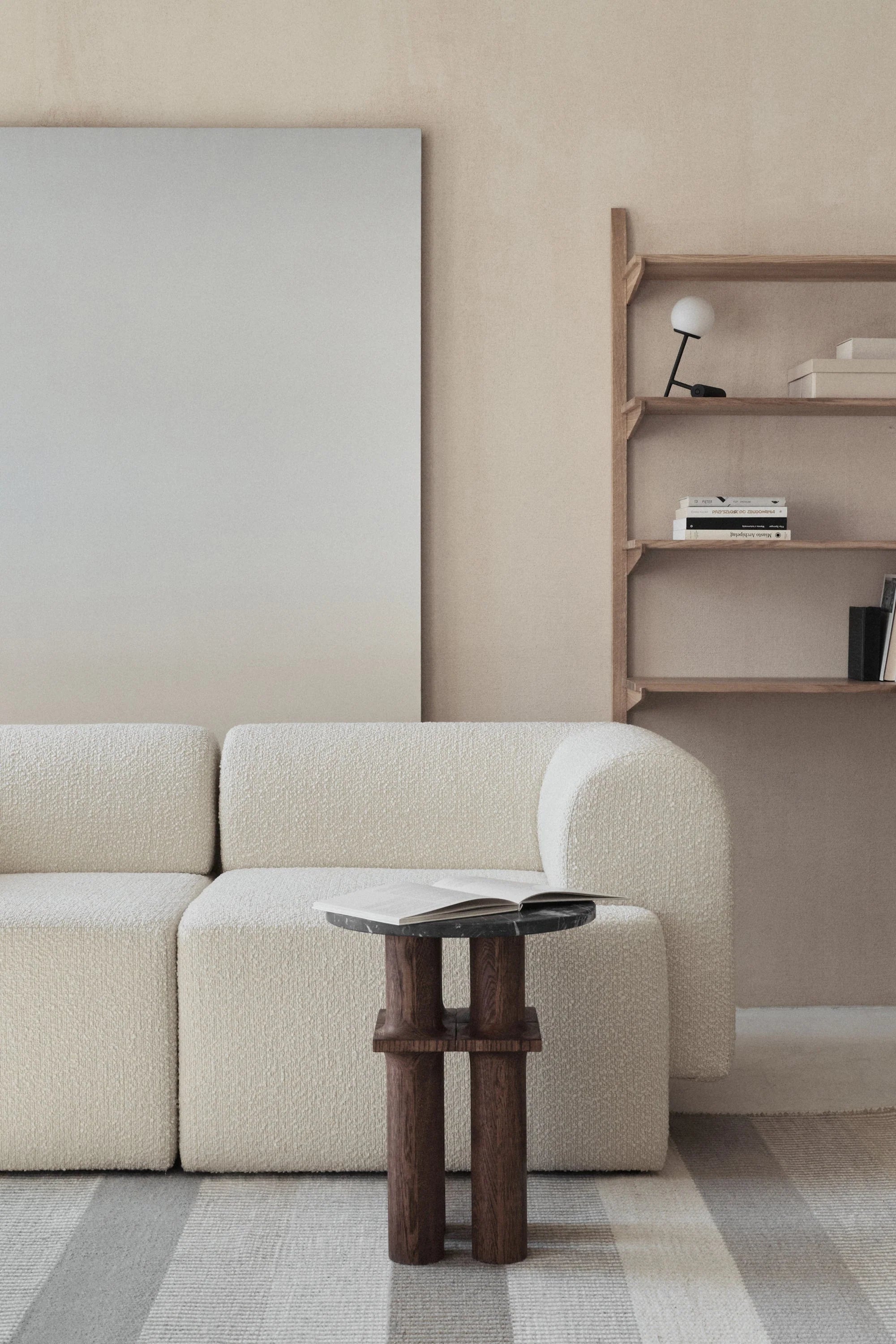 2-Seater Sofa TORI Light Gray