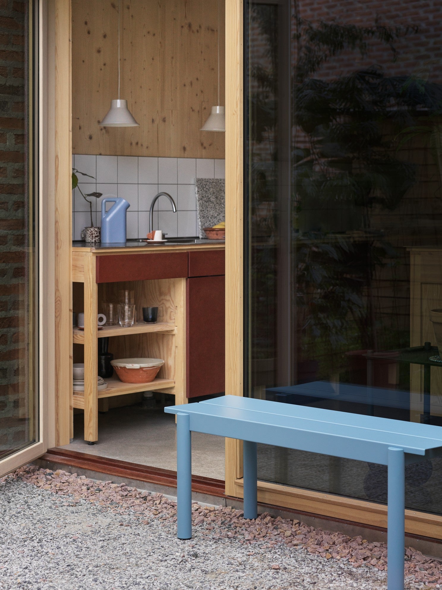 Kanne TUB in Blau