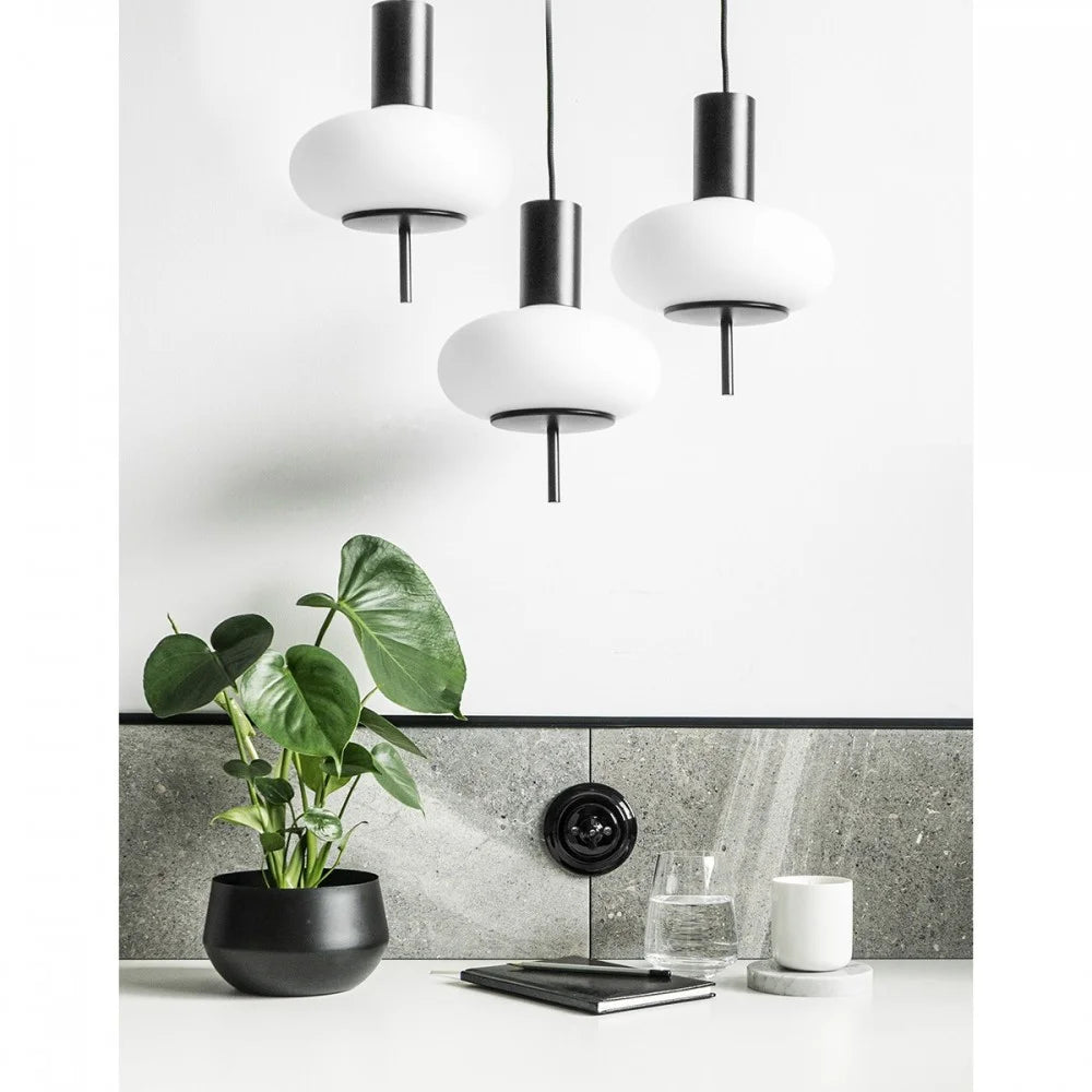 TORNI 3P Black Pendant Lamp