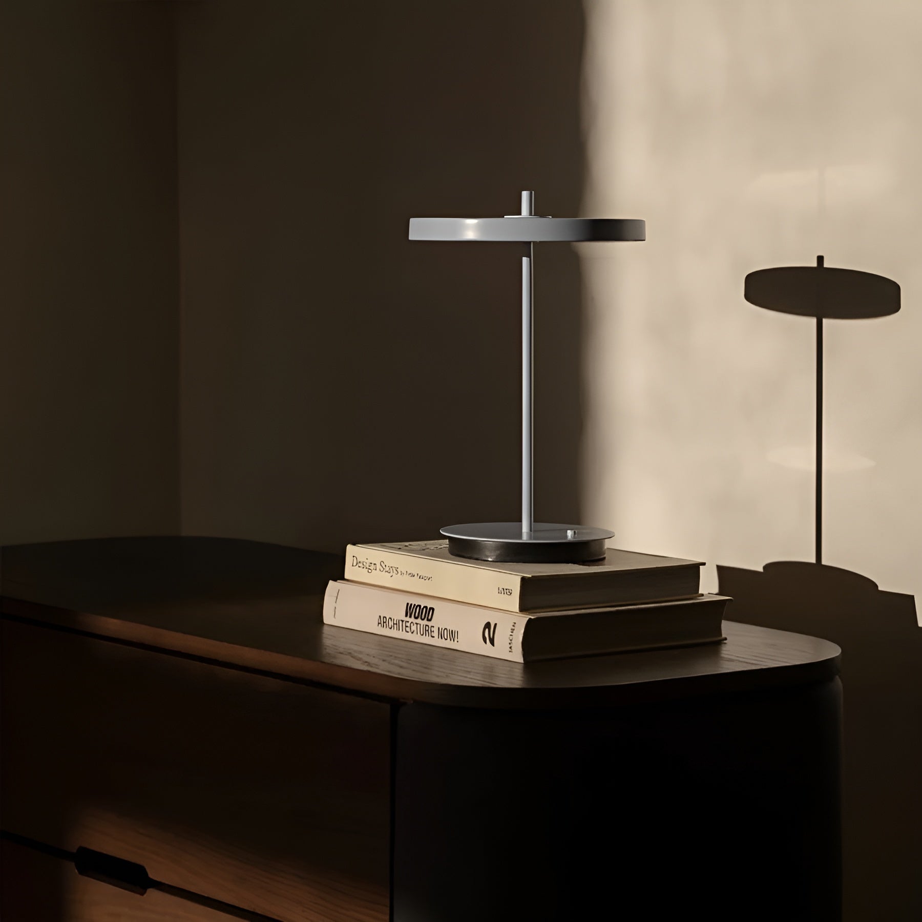 Tragbare Lampe ASTERIA MOVE MONOCHROME hellblau
