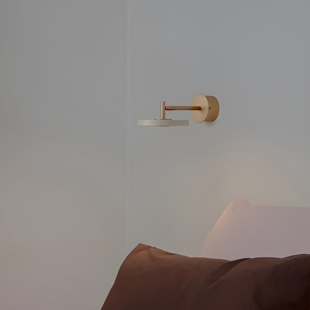 Wandlampensternung Perlenwand