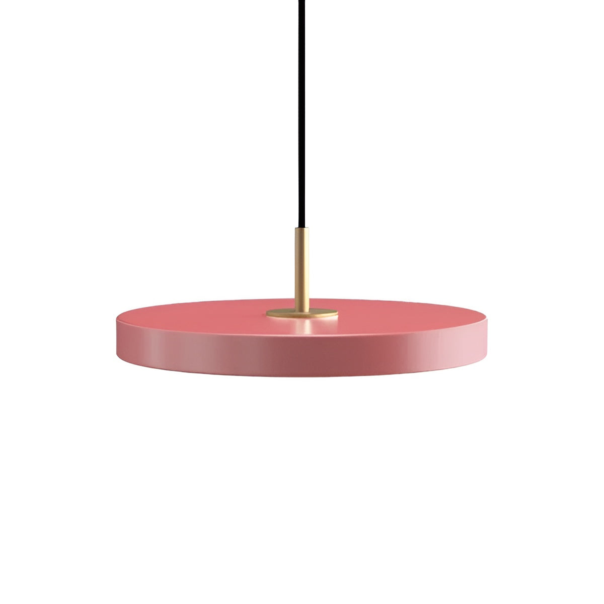 Pendelleuchte ASTERIA PLUS in zartrosa mit goldener Einlage