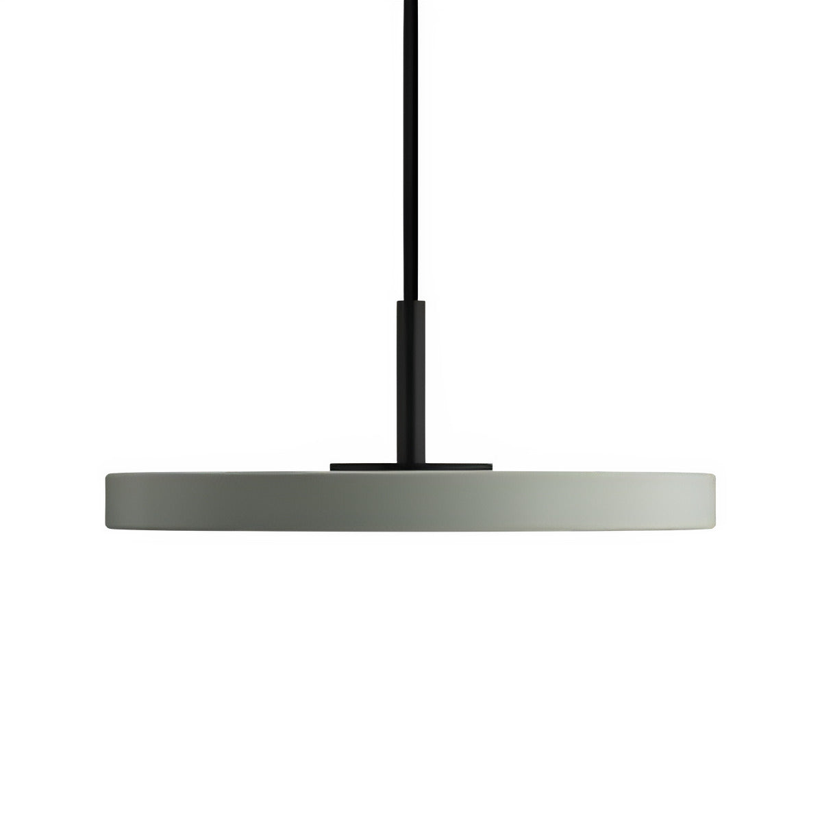 Pendelleuchte ASTERIA MICRO olivgrün mit schwarzem Einsatz