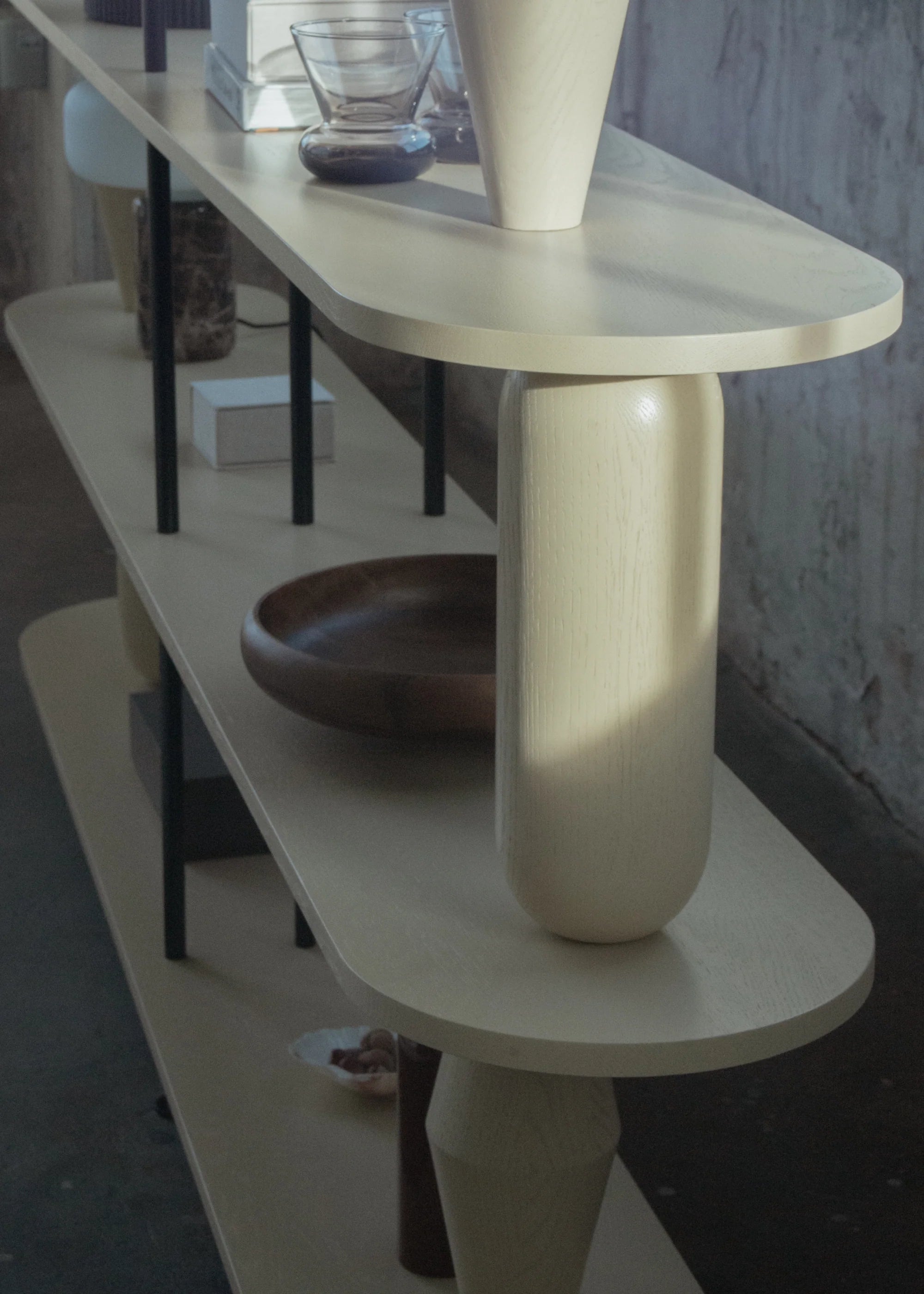 VAZOO DUO Shelf Bleached Oak Wood