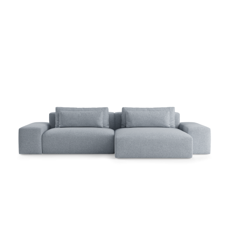 Modularer 3-Sitzer Ecksofa rechts FLAVIO gepolstert