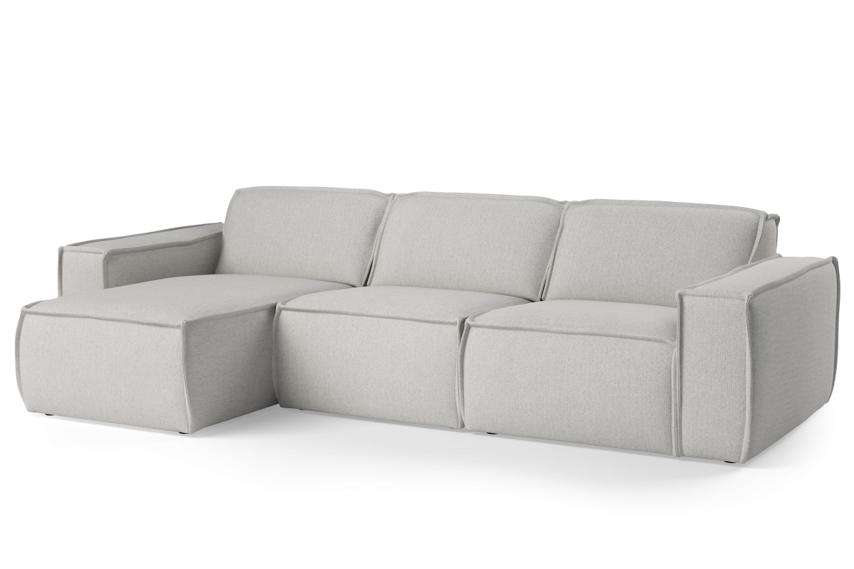Modularer 3,5-sitziger linksseitiger LUMO Polstersofa