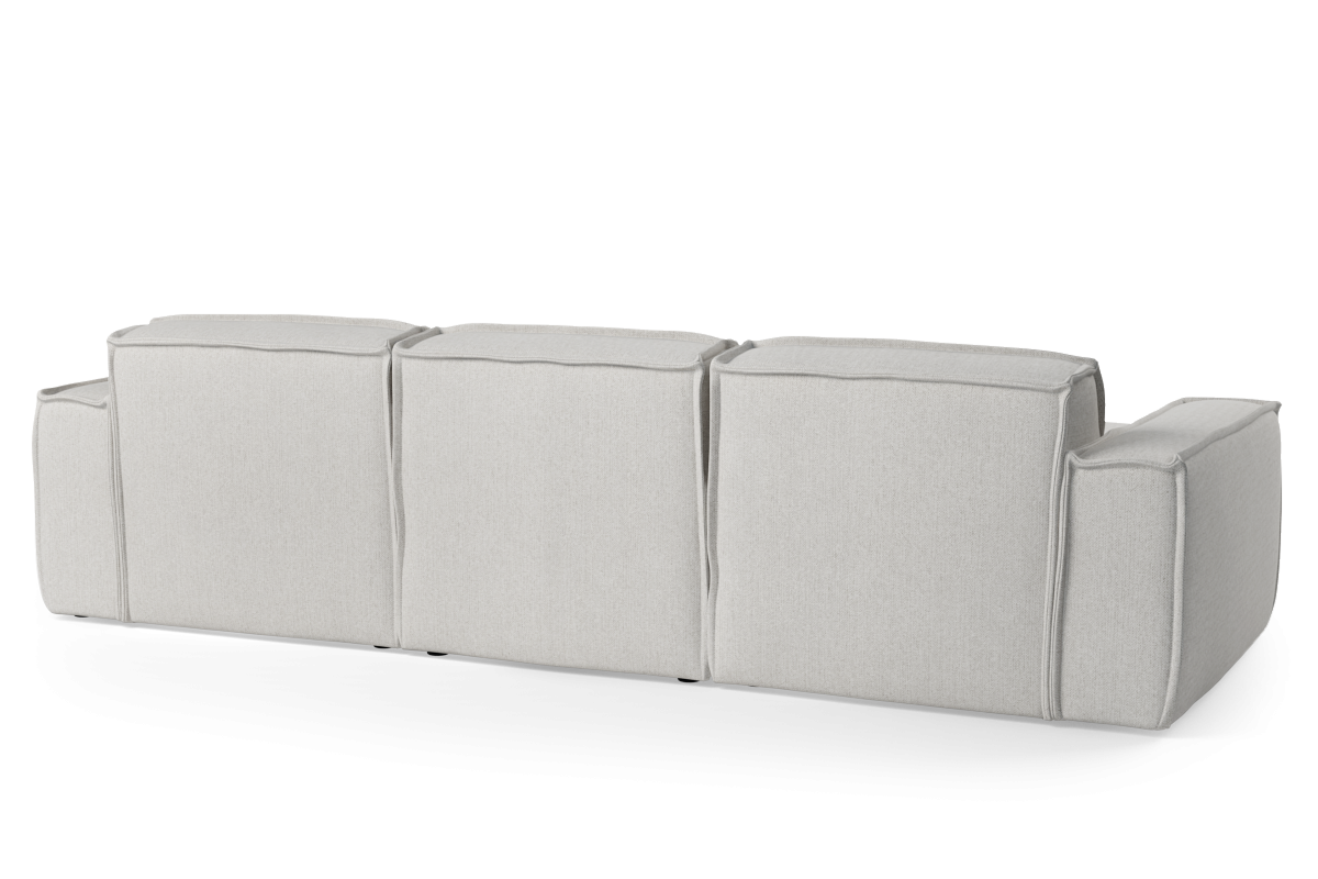 Modularer 3,5-sitziger linksseitiger LUMO Polstersofa