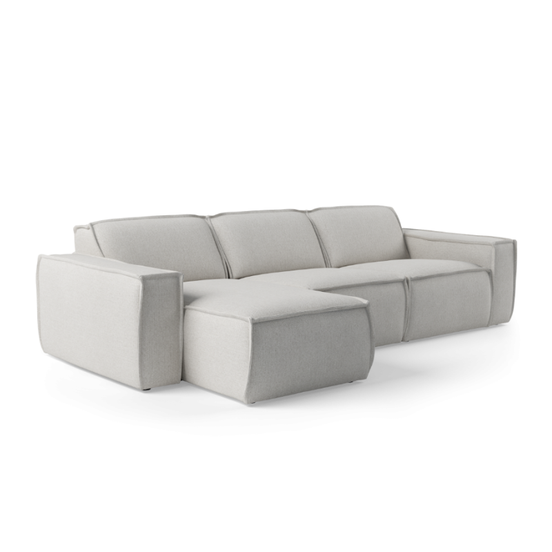 Modularer 3,5-sitziger linksseitiger LUMO Polstersofa