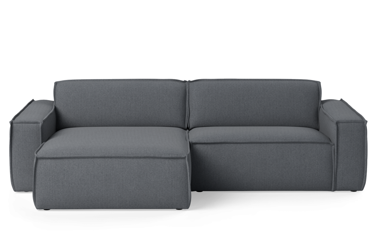 Modularer 3-Sitzer-Ecksofa links LUMO gepolstert