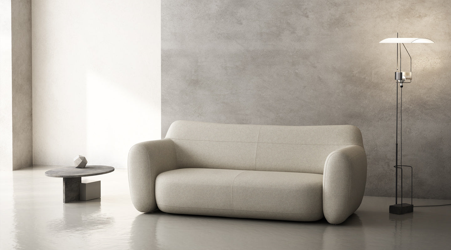 2-seater upholstered sofa MOMENTS