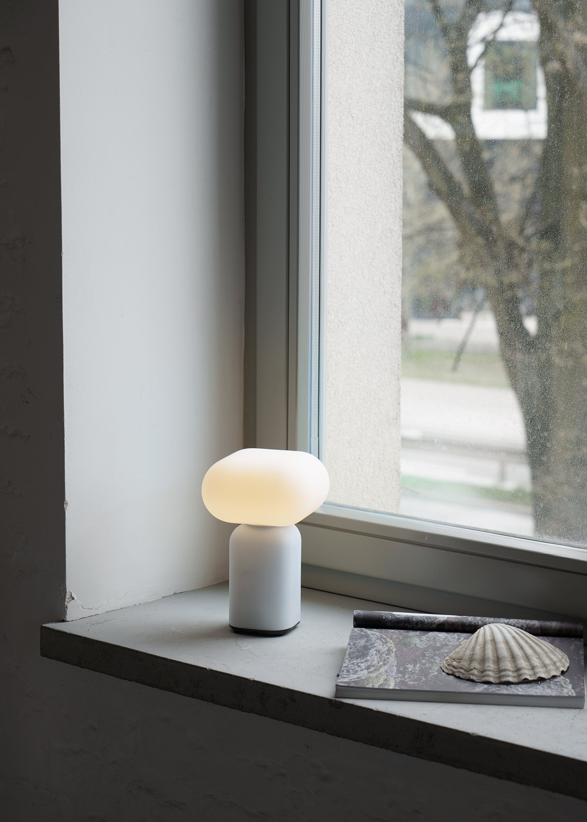 Tragbare Lampe VELIS weiß