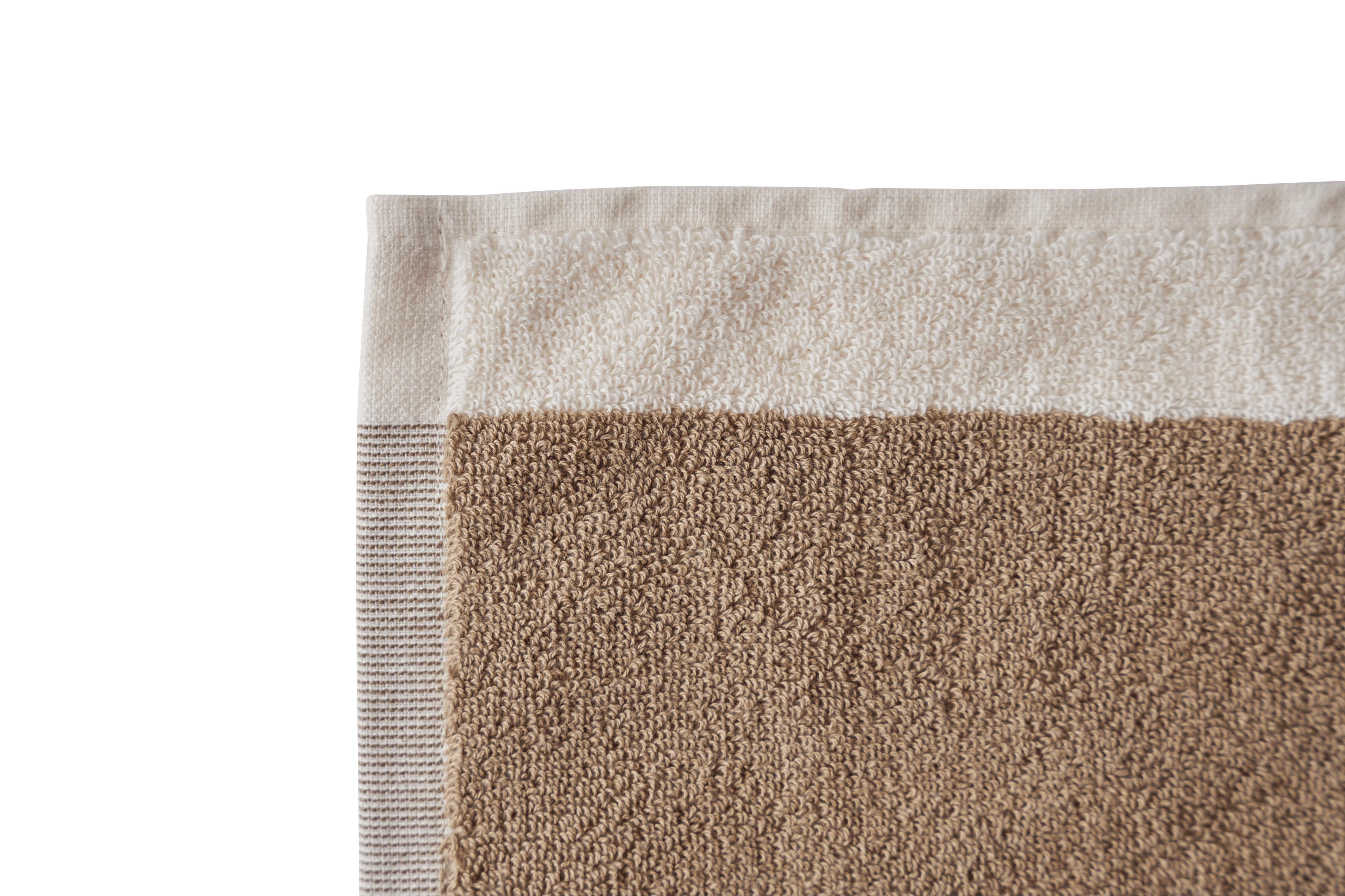 Handtuch VIPP taupe Baumwolle