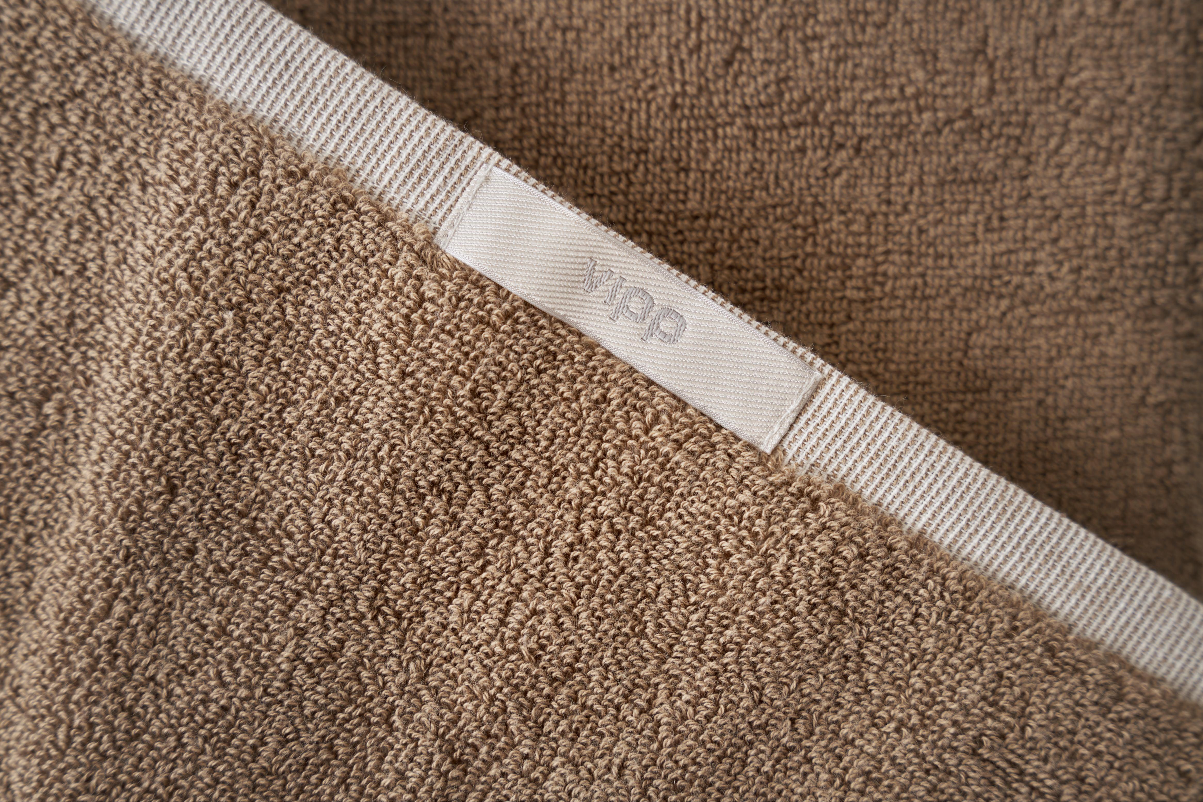 Handtuch VIPP taupe Baumwolle