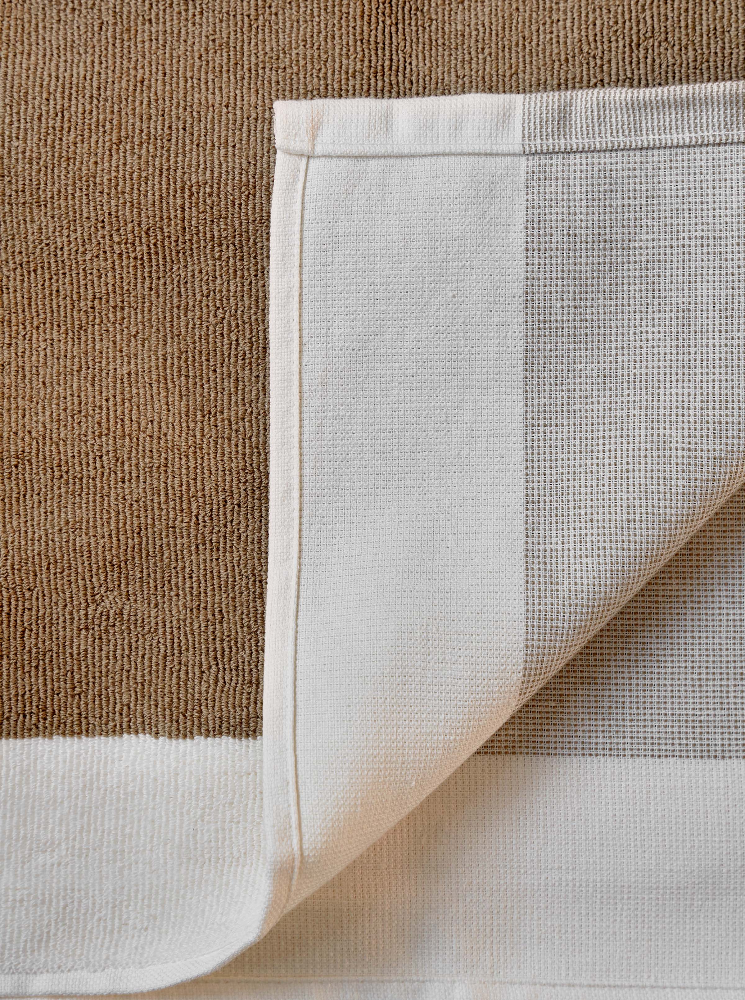 Handtuch VIPP taupe Baumwolle